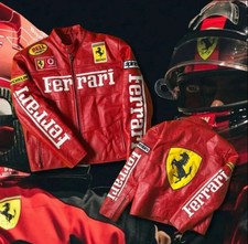 Giacca pelle Ferrari Racing
