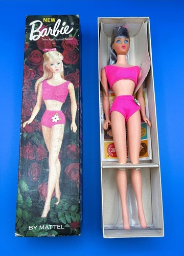 Bambola barbie bruna standard - barbie,
