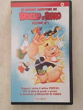 VHS USED LE GRANDI AVVENTURE DI BRACCIO DI FERRO POPEYE VOL.1