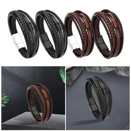 Bracciale uomo pelle - da,