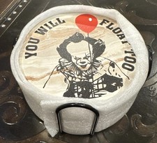 Lotto 6 sottobicchieri e rack