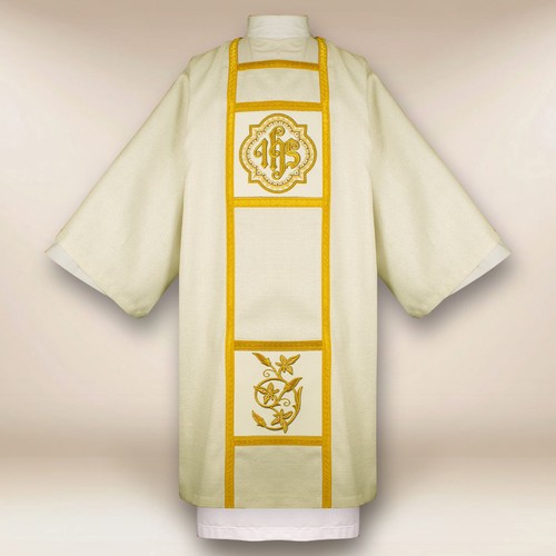 Dalmatica ricamata sanctus - dalmatica, "sanctus"