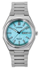 Orologio Uomo Citizen Super Titanio Quadrante Turchese Eco-Drive Elegante AW0130-85M