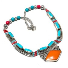 Collana turchese corallo
