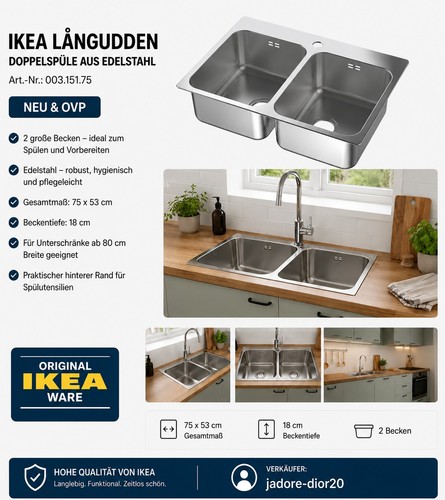 Lavello incasso ikea - incasso,