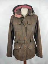 Barbour Giacca da donna oliva Medium Tg.42/44 Equine Lady Olive cotton jacket...