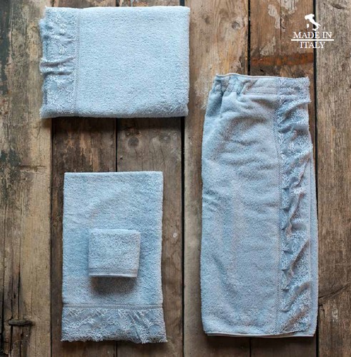 Coppia asciugamani shabby chic - shabby,