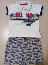 Completo bambino Primigino, maglietta e pantaloncino, 9 mesi