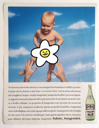 Pubblicita acqua sangemini - acqua,