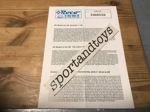 Roco istruzioni articolo - ho,