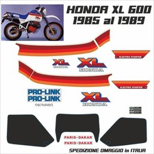 kit adesivi stickers compatibili HONDA XL 600 LM 1985 Paris-dakar