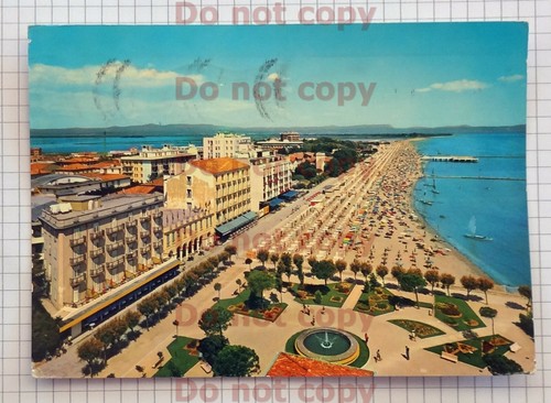 Cartolina grado spiaggia - cartolina,