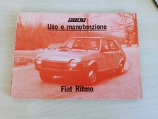 FIAT RITMO uso e manutenzione