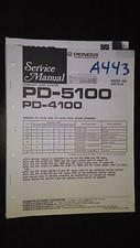 Pioneer pd-5100 4100 service