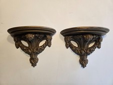 Coppia di mensole da parete