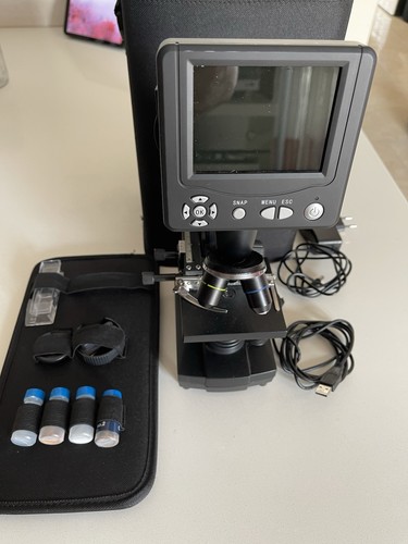 Microscopio bresser lcd - microscopio,