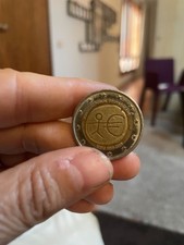 moneta 2 euro rara  tedesca con omino stilizzato  WWU 1999-2009