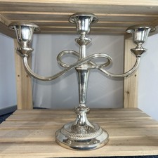 Candelabro Queen Anne placcato