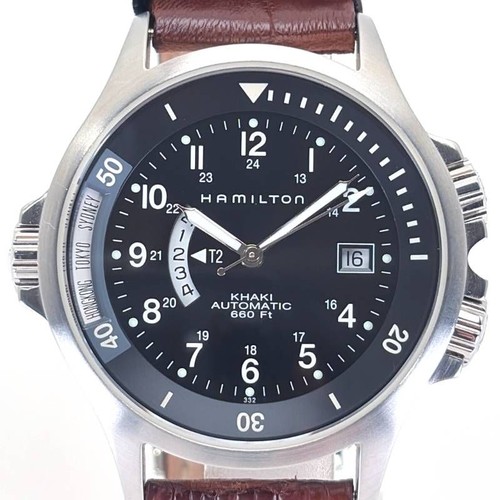 Hamilton khaki navy gmt - navy,