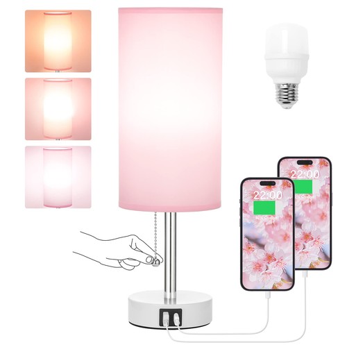Lampada comodino rosa - comodino,