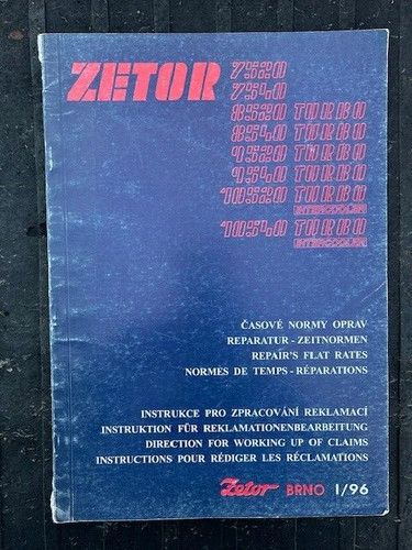 Raro manuale ricambi trattore