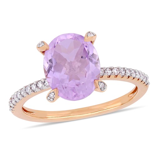 Anello solitario amour - anello, in