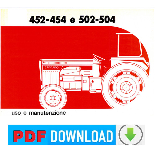 Carraro 452 454 502 - , 504