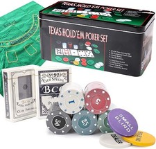 200 chips Texas hold'em Kit