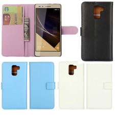 Custodia cover case eco pelle flip magnetica protettiva booklet Huawei Honor 7
