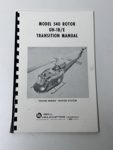 Bell model 540 - bell, rotore