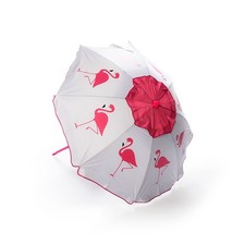 Ombrellone Flamingo 200 cm  Con Ventilazione E Snodo, Palo In Ferro  mm 32 Verni