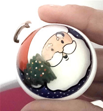 SIP INSIP 90s italy ciondolo sorpresina Babbo Natale con acqua movimento