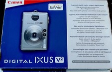Canon Ixus V2 - fotocamera Completa Di Tutti Gli Accessori Di Fabbrica Vedi Foto