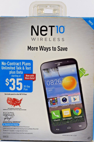 Net10 smartphone alcatel one - net10,