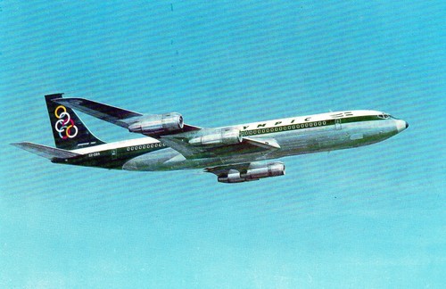 Cartolina aereo olympic - cartolina,