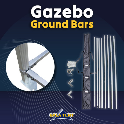 Kit barra terra per gazebo - kit,