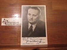 Autografo originale Fritz