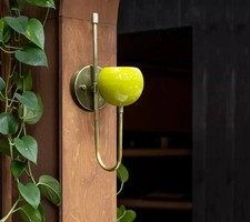 Applique da parete in ottone