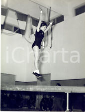 1955 GENOVA Campionati GINNASTICA ARTISTICA - Elisa CALSI alla trave *Foto 18x24