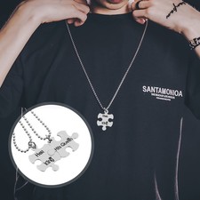  2pcs fidanzate coppia collana