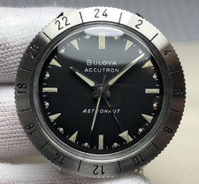 Orologio Uomo Bulova Accutron Astronaut GMT Tuning Fork 214HN 1968 Restaurato