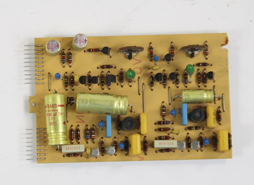 Scheda originale studer - scheda,