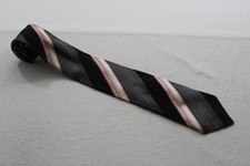 C&A Cravatta Grigia Nera Rosa