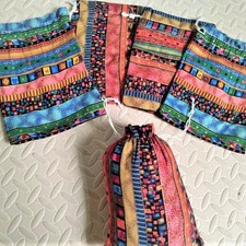 Tessuto colorato stile etnico