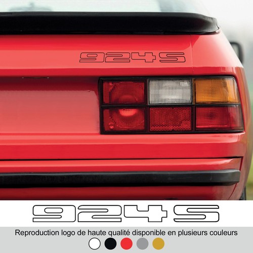 Sticker logo porsche 924s - logo,