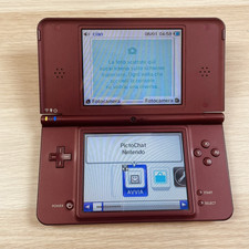 Nintendo DSi XL Rosso Bordeaux | Console Portatile Testata Funzionante
