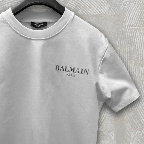 Shirt balmain bianca con - t-shirt,