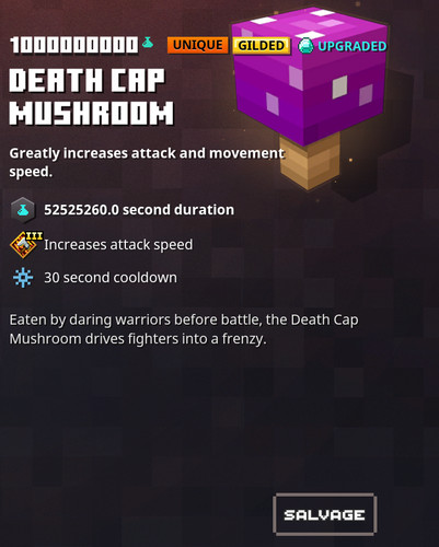 Minecraft dungeons death cap - -,