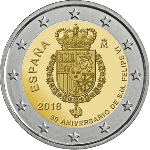 Spagna 2018 euro - 2,
