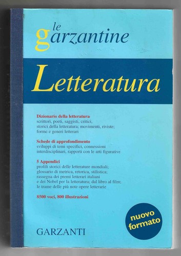 Garzantine letteratura - garzantine,